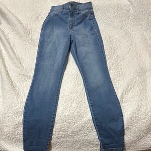 Fashion Nova High Rise Medium Blue Jeans